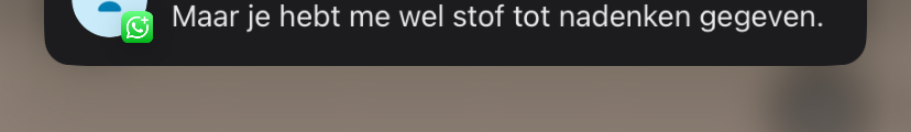 Bericht van cliënt