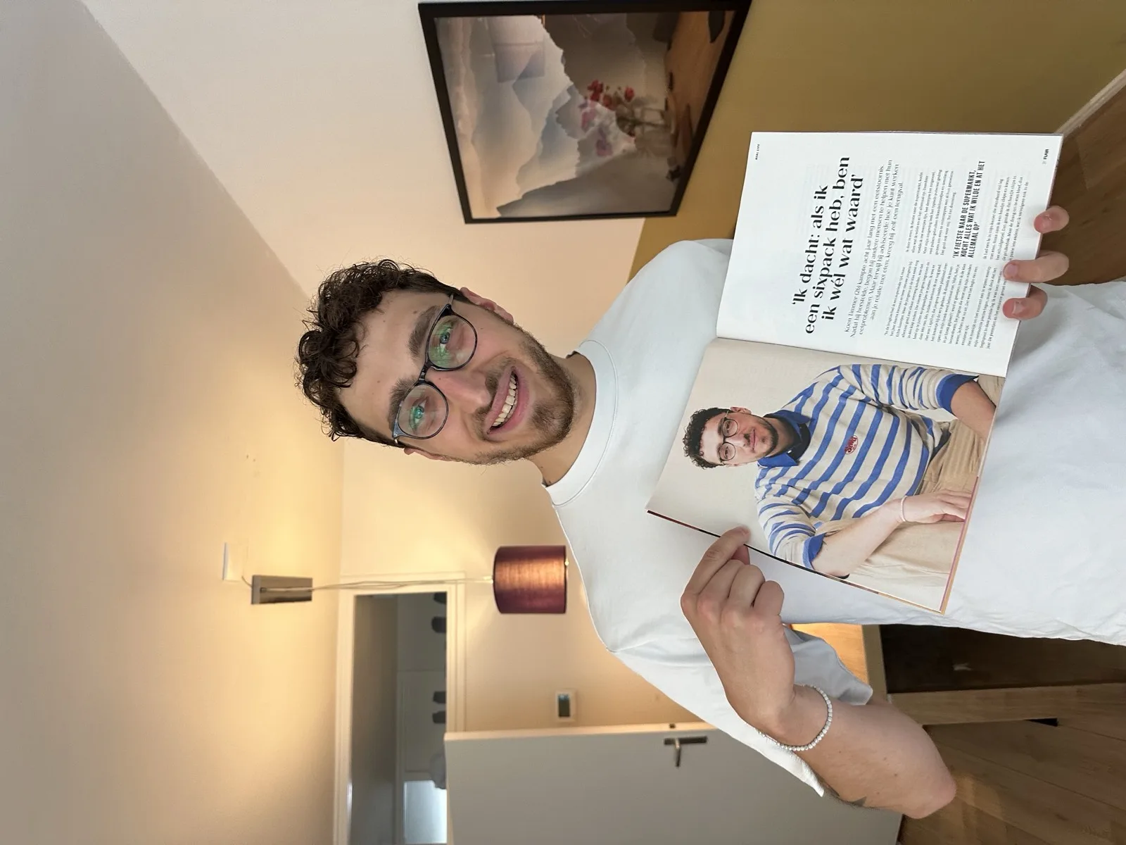 Koen Timmer in Flair magazine over eetstoornis en eetgedragcoach