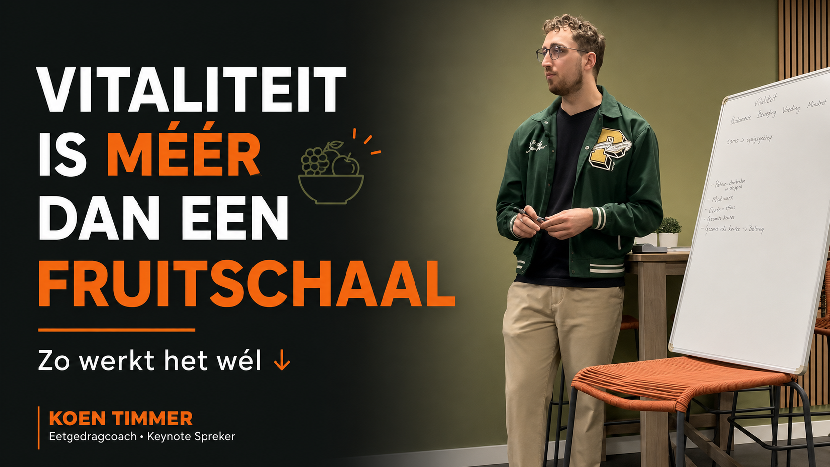 Workshop vitaliteit op de werkvloer – Koen Timmer keynote spreker gedragspsychologie