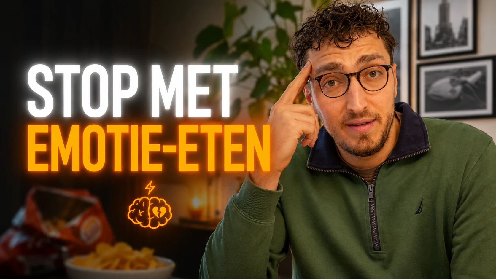 Koen Timmer vertelt over emotie-eten